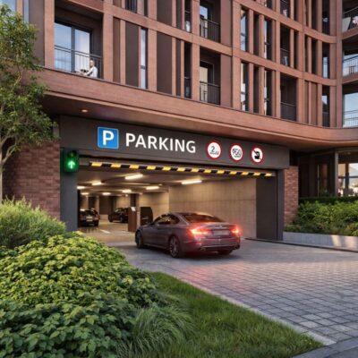 parking entrance